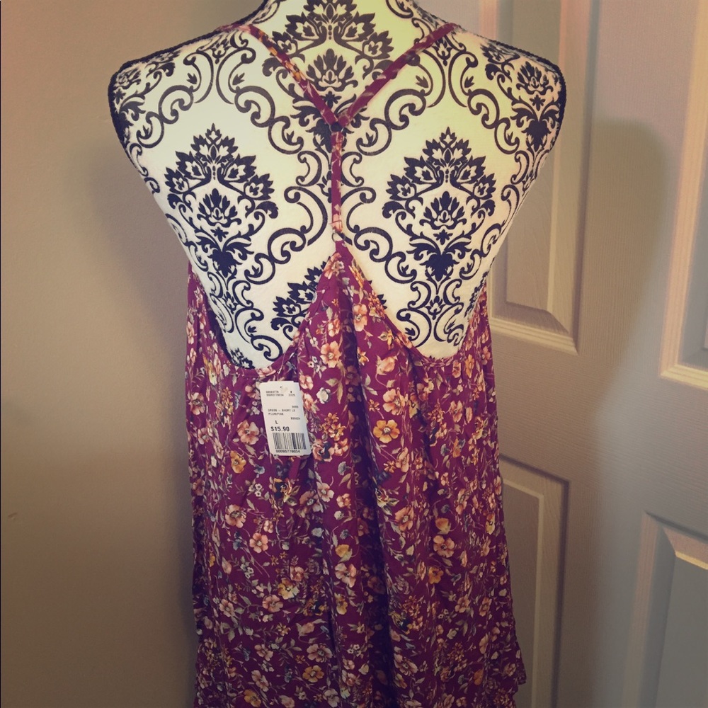 💐Plum Floral Dress *never worn*